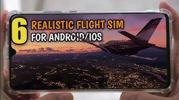 Top 6 Realistic Flight Simulator Games For Android/IOS | High Graphics