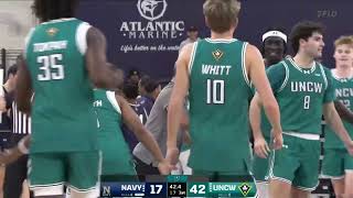 UNCW MBB Highlights vs Navy | 11-28-25