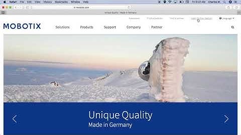 Step 1: How to Login to the MOBOTIX Partner Program