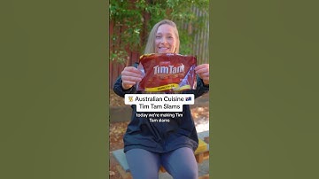 🧑‍🍳 TIM TAM SLAMS 🇦🇺 How to Make Australian Cuisine 🤤 #australia #snacks #foodvlog