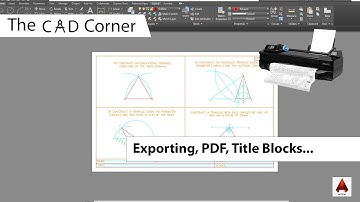 The CAD Corner | How to Print/ Plot your drawing from AutoCAD