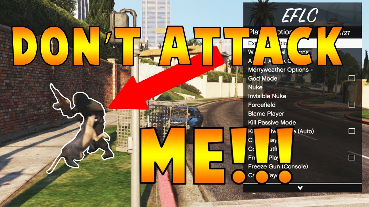GTA 5 TROLLING | SCARY ANIMAL ATTACKS! | MODS