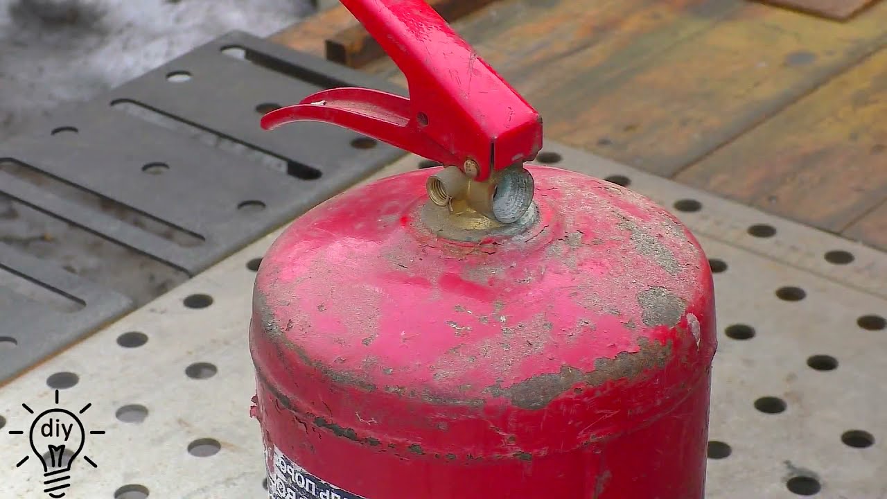 Un truc génial avec un vieil extincteur