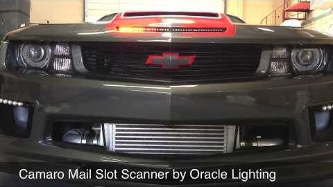 LED Mail Slot Scanner By Oracle (Yellow)- 2010-2014 Camaro