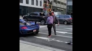 Gemballa Mirage GT crash in New York