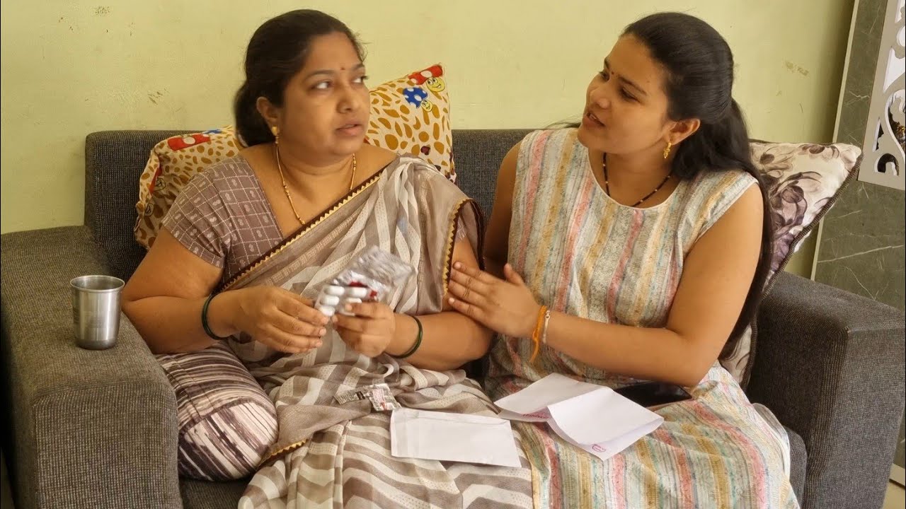 खूप टेन्शन आलं..😰 एवढ्या दिवसांनी मोठ दुखणं..😫 दिवसभर आराम केला..😍 पूजासाठी काय बनवलं..😋