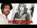 Drawing Itachi Uchiha 🔥 Naruto anime drawing 