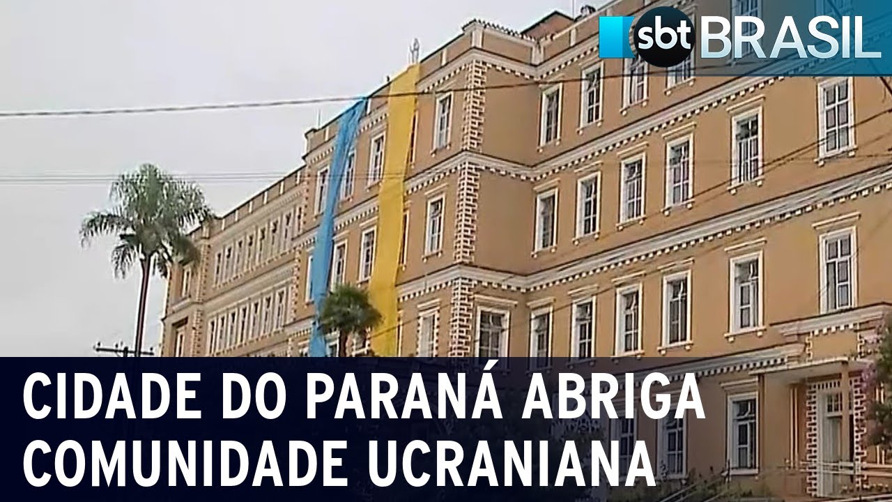 Cidade do Paraná abriga maior comunidade ucraniana no Brasil | SBT Brasil (25/02/22)