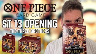 Starter Deck 13 The Three Brothers Opening - One Piece TCG Das beste Starter Deck