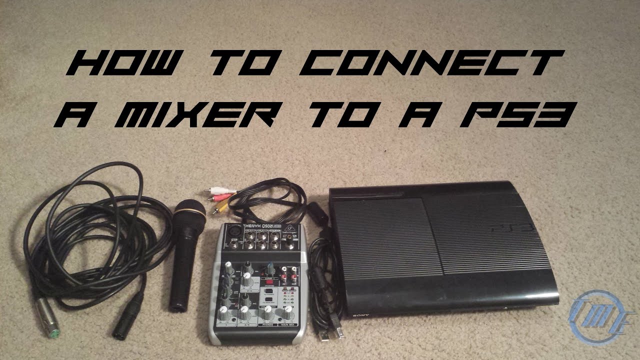 How To Connect a Mixer To A PS3 (With a Mic)