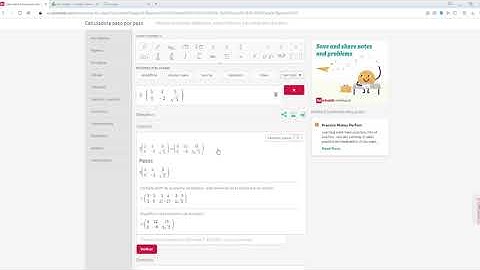Escalar por matriz utilizando Symbolab