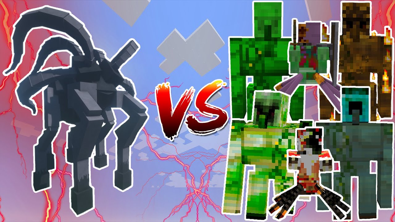 Ancient Overlord Vs Mutated Mobs Mob Battles In Minecraft Youtube