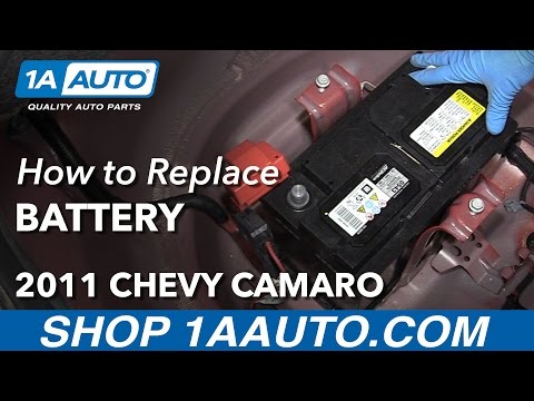 How to Change Battery 10-15 Chevy Camaro