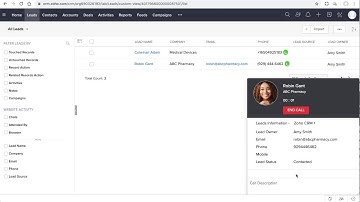 Intermedia Unite: Zoho integration