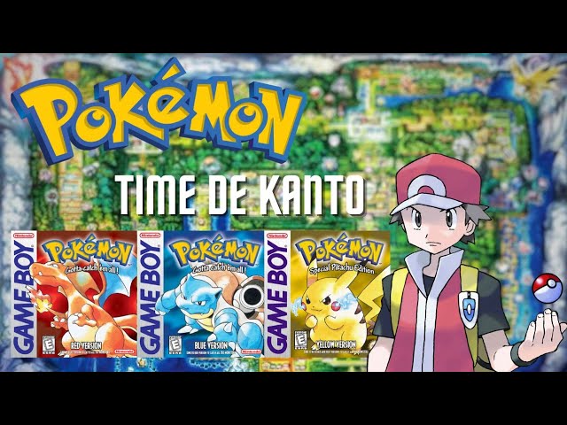 Pokémon Red/Blue (GB): O melhor time para a região de Kanto