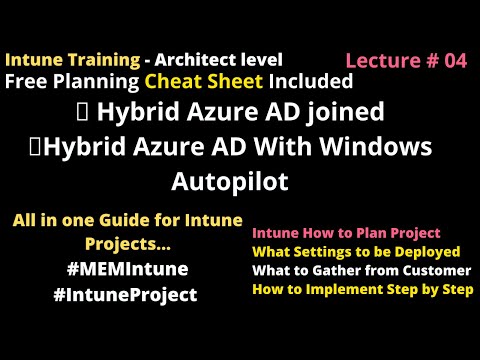 Enrollment for hybrid Azure AD joined | Windows Autopilot Hybrid AD join | Microsoft Intune Design