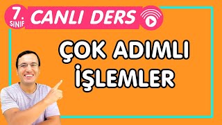 RASYONEL SAYILARLA ÇOK ADIMLI İŞLEMLER | CANLI DERS Konu Anlatımı-PDF (7.Sınıf  İMT)