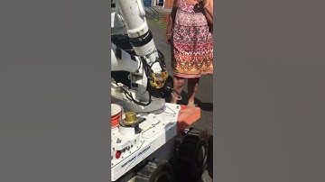 Royal Navy Bomb Disposal Robot Escaping with Cider