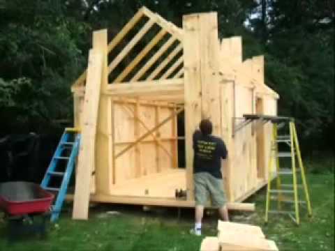 how to build 8 x 10 shed - youtube