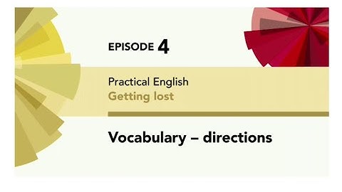 English File 4thE - Elementary - Practical English E4 - Getting lost - Vocabulary directions