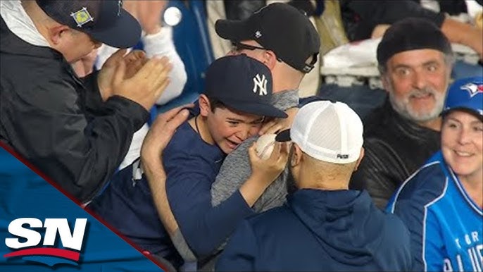 Aaron Judge home run: Kid in ball video meets Yankees star