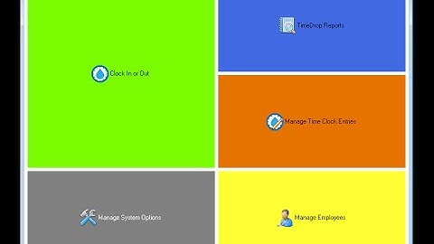 TimeDrop Time Clock Software Install and Overview - Track Employees, Students & Projects