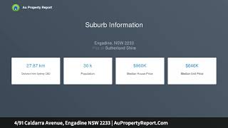 4/91 Caldarra Avenue, Engadine NSW 2233 | AuPropertyReport.Com