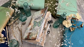 Books Books Books - Altered Book Journal flip through (with talking!)