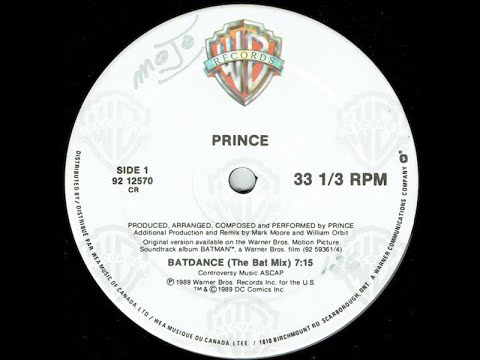 Prince ‎- Batdance Mix) (1989) - YouTube
