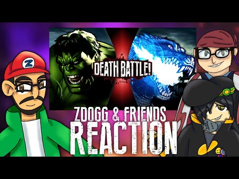 ZDogg and Friends React to Hulk vs Godzilla | DEATH BATTLE!