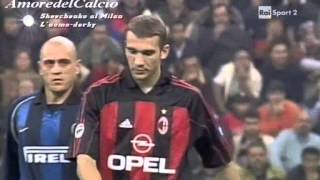 Serie A 2001-2002, day 08 Inter - Milan 2-4 (Ventola, 2 Shevchenko, Contra, F.Inzaghi, Kallon)