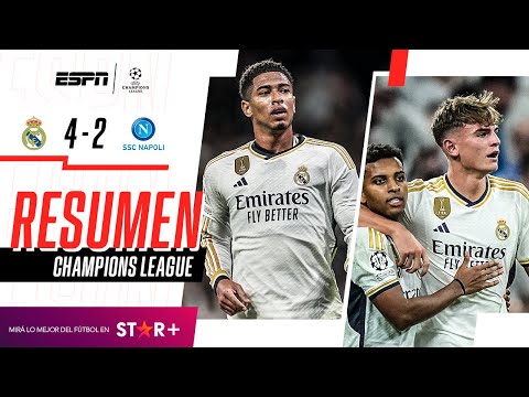 ¡GOLAZO DE NICO PAZ Y TRIUNFAZO DEL MERENGUE EN EL BERNABÉU! | Real Madrid 4-2 Napoli | RESUMEN