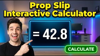 Prop Slip Interactive Calculator - Instructions Video
