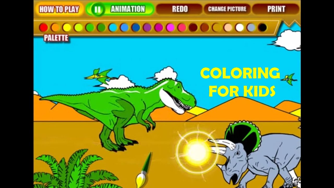 Coloring Pages (Coloring Games)- Colouring Games for kids - YouTube