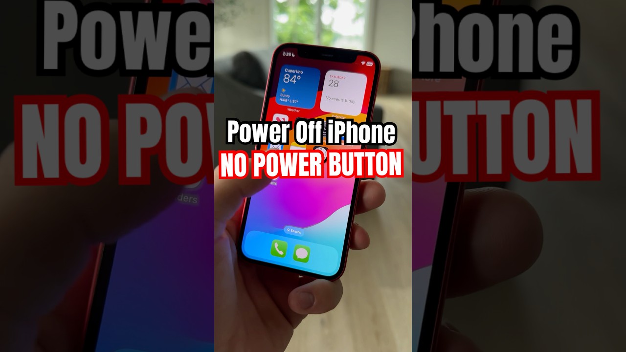 How to Power OFF iPhone WITHOUT Power Button!