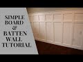 SIMPLE DIY BOARD AND BATTEN WALL TUTORIAL