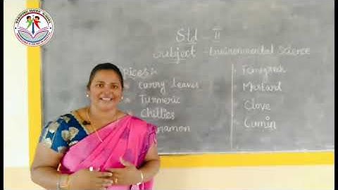 STD-II EVS (TERM-II , UNIT-1 , FOOD AND HEALTH(SPICES))