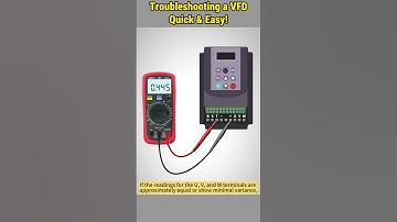 VFD Testing with Multimeter in 1 Min! #howto #vfd #troubleshooting #testing