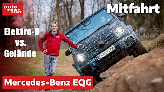 Mercedes-Benz EQG: Kann die Elektro-G-Klasse Gelände?  - Fahrbericht I auto motor und sport