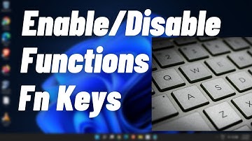 How to Enable or Disable Function Fn Keys in Windows 11/10 | Fix Functions Keys Not Working