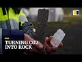 Iceland power plant stops greenhouse gas by turning carbon dioxide into rock