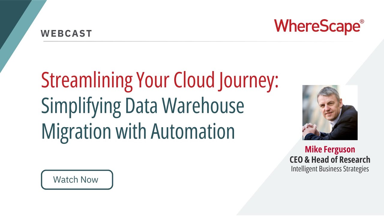 Streamlining Your Cloud Journey: Simplifying Data Warehouse Migration ...