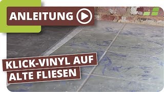 Vinylboden Auf Fliesen Verlegen Planeo Klick Vinyl Youtube