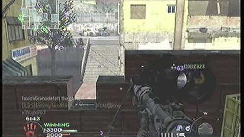 MW2 TDM Favela intervention Gameplay/commentary