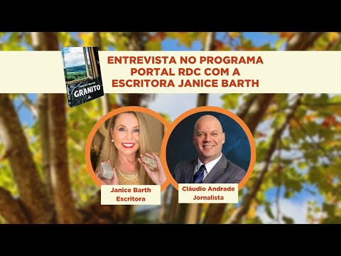 Entrevista no programa Portal RDC com a escritora Janice Barth