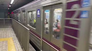 Osaka Metro 谷町線22系愛車2編成大日行き発車シーン