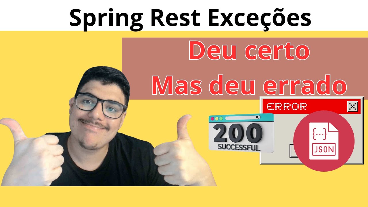APRENDA A Tratar exceções Com SPRING + JAVA - YouTube