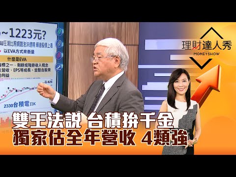 【理財達人秀】雙王法說 台積拚千金 杜金龍獨家估全年營收 4類強｜李兆華、杜金龍2024.04.12 part1