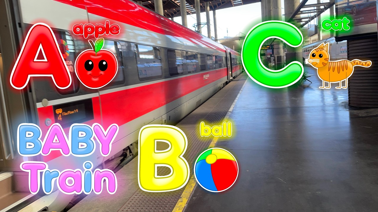 ABC Phonics Song 3 | A for Apple 🍎, B for Ball ⚽️, C for Cat 🐈 | Baby ...