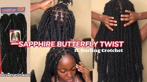 How to make Sapphire Butterfly Twist #naturalhair #butterflylocs #butterflytwist